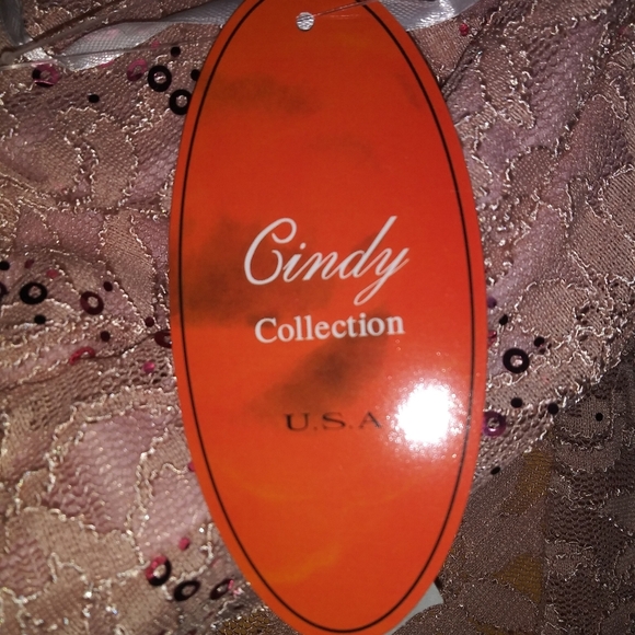 Cindy Lavender/Mauve 2pc sequined dress - Picture 6 of 7